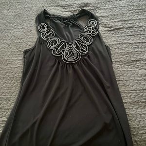 Dressy black tank